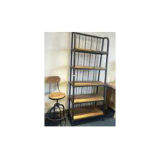 Chinese Metal & Wood Shelf Lwd556