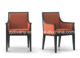 Divany Modern Styud Room Wood Leather Chair (C-51)