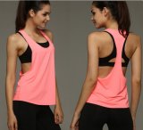 Women Performance Raceback Sport Tank Tops Loose Fitness Running Breathable Sports Shirt Workout Quick Dry Vests