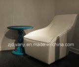 Modern Classics Style White Leather Single Sofa (D-54)