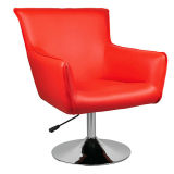 Red Color PU Leather Dining Sofa Bar Chair (FS-T6098)