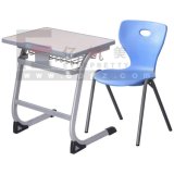 Wooden Study Table with Plastic Chair Designs