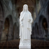 St Teresa Statue, Religious Sculpture, Marble Statue T-6424