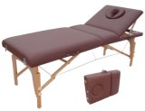 Imported Beech Massage Table with Adjustable Backrest (MT-009-2)