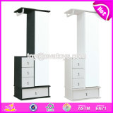 Wholesale High Quality Modern Wooden Full Length Mirror with Drawer Cabinet W08h082