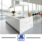 Calacatta White Quartz Slabs Countertop, Table or Flooer Indoor Decoration