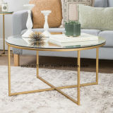 Clear Glass Top Table Living Room Coffee Table