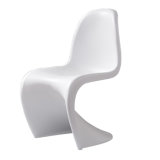 Fashion Creative S Type Plastic White Stacking Outdoor Leisure Panton Chair (YC-P10)