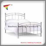 Metal Frame Double Bed for Home Furniture (HF033)