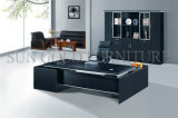 Hotsale Malaysia Office Table Design Black Modern CEO Desk (SZ-OD356)
