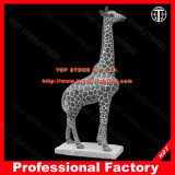 Giraffe Marble Animal Sculpture for Garden Decoration