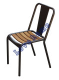 Industrial Metal Dining Restaurant Coffee T4 Wooden Chair