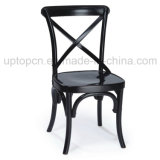 Classical Design Wooden Cross Back Chair Furniture with Various Color (SP-EC148)