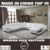 Divano in Pelle U Shape Leather Sofa (Lz2293)
