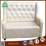 New Design Hot Sale High Quality European Style Oak Solid Wood Two Seater Sofa