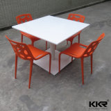 Hotel Project Artificial Marble Acrylic Solid Surface Restaurant Table (180118)
