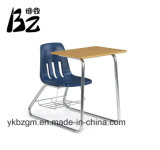 Single Wood Desk Plastic Chair (BZ-0078)