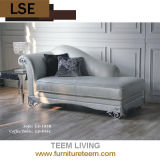 Antique Living Room Furniture, Fabric Leather Sofa Leisure Sofa