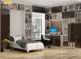 New Design Book Cabinet with Bed for Bedroom (V6-BK002)