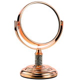 3 Inch Gift Mirror Makeup Mirror with Rhinestone