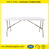 6FT Folding Plastic Party Rectangle Table HDPE