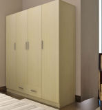 Wardrobe/Melamine MDF or Particle Board Bedroom Wooden Wardrobe