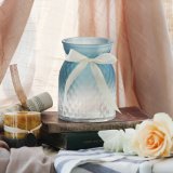 Gradient Colorful Glass Flower Vase for Home Decoration
