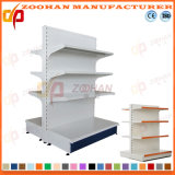 New Customized Metal Backplane Double Side Supermarket Shelving (Zhs494)