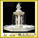 Natural White Marble Statue Oudoor Stone Water Garden Fountain (Hand/Carved/Carving/Indoor/Exterior/Ball/Landcaping/Music/Lady/Angel/Sculpture/Decoration)