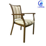 Armrest Wood Imitation Hotel Furniture Banquet Chair with High Quality