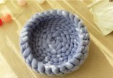 Merino Wool or Acrylic Yarn Super Chunky Knit Pet Bed