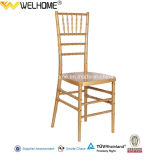 Gold Color Polycarbonate Resin Chiavari Chair for Wedding