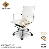 White Leather Hot Selling Designer Swivel Chair (GV-OC-L132)