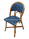 French Style Alumininum Rattan Outdoor Parisian Bistro Cafe Chairs