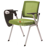 Folding Chair with Tablet Arm, Net Fabric Office Node Chair