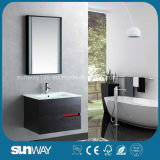 Hot Sale Wood Veener Wall Mounted Bathroom Cabinet (SW-WV1203)