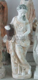 Mix Color Marble Sculpture Women Figure Statue for Garden Stone (SY-C1341)