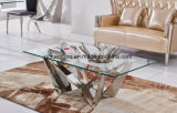 Living Room Glass Top Skorpio Center Table Design
