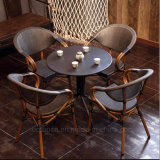Vintage Cafe Rattan Restaurant Furniture for 4 Persons (SP-CT838)