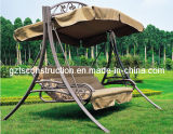 3 Seats Garden Swing Chair with Canopy
