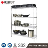 4 Layers 350kg Heavy Duty Restraurant Catering Stainless Steel Kitchen Bakeware Storage Industrial Wire Shelf Shelving
