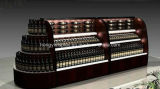 Wooden Display Wine Rack for Shopping Mall, Cabinet