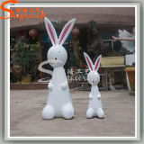 Garden Kindergarten Decoration Artificial Crafts Rabbit Cartoon Sculptures