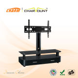 High Quality Tempered Glass & MDF Flat Panel TV Stand (CT-FTVS-N105WB)