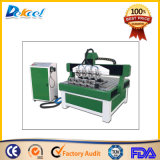 China 4 Axis Wood CNC Router, 4 Heads Spindle Round Wood Engraving Machine
