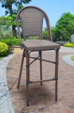 Outdoor Patio Leisure Home Hotel Office Aluminum Bamboo Textilene Dining Bar Chair (7361T-bar)