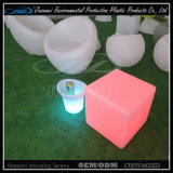 Color Changing LED Square Stool with Remove Control for Nightclub