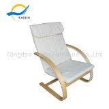 Durable Relaxing Wooden Chair with Fabric 100% Cotton