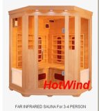 Newest and Unique Luxury Far Infrared Sauan Corner Sauna with Ceramic Heater+ Ceramic Heater-3-4persons