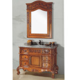 Luxury Eurpean Style Solid Wood Bathroom Cabinet Nj-625)